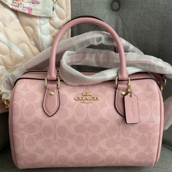 coach Handbags - Coach Rowan Satchel in Signature Canvas